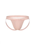 Men's Sexy Solid-Color Sports Double Nylon Thong