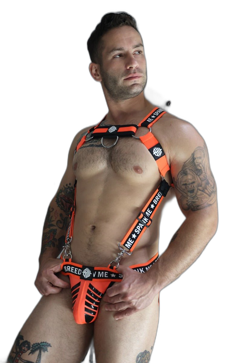 Breedwell Snax Body Harness Neon Orange