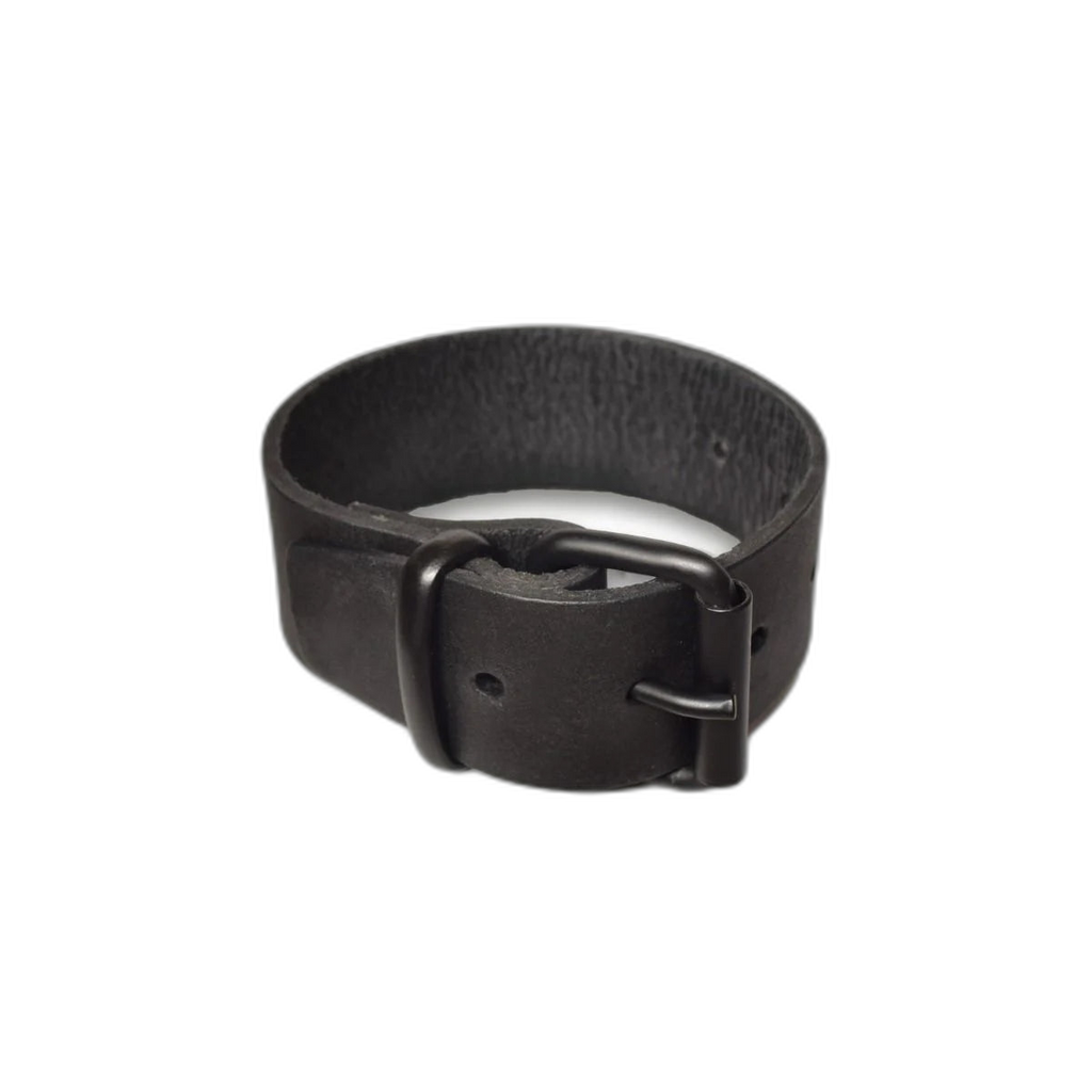 Prowler RED Leather Buckle Bicep Band Black XL