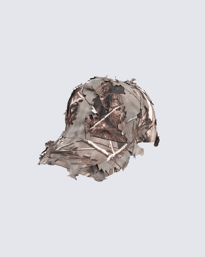 Camouflage Leaf Patterned Cap