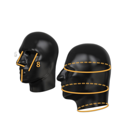 THE RUBBER PRISONER Anatomical Latex Mask