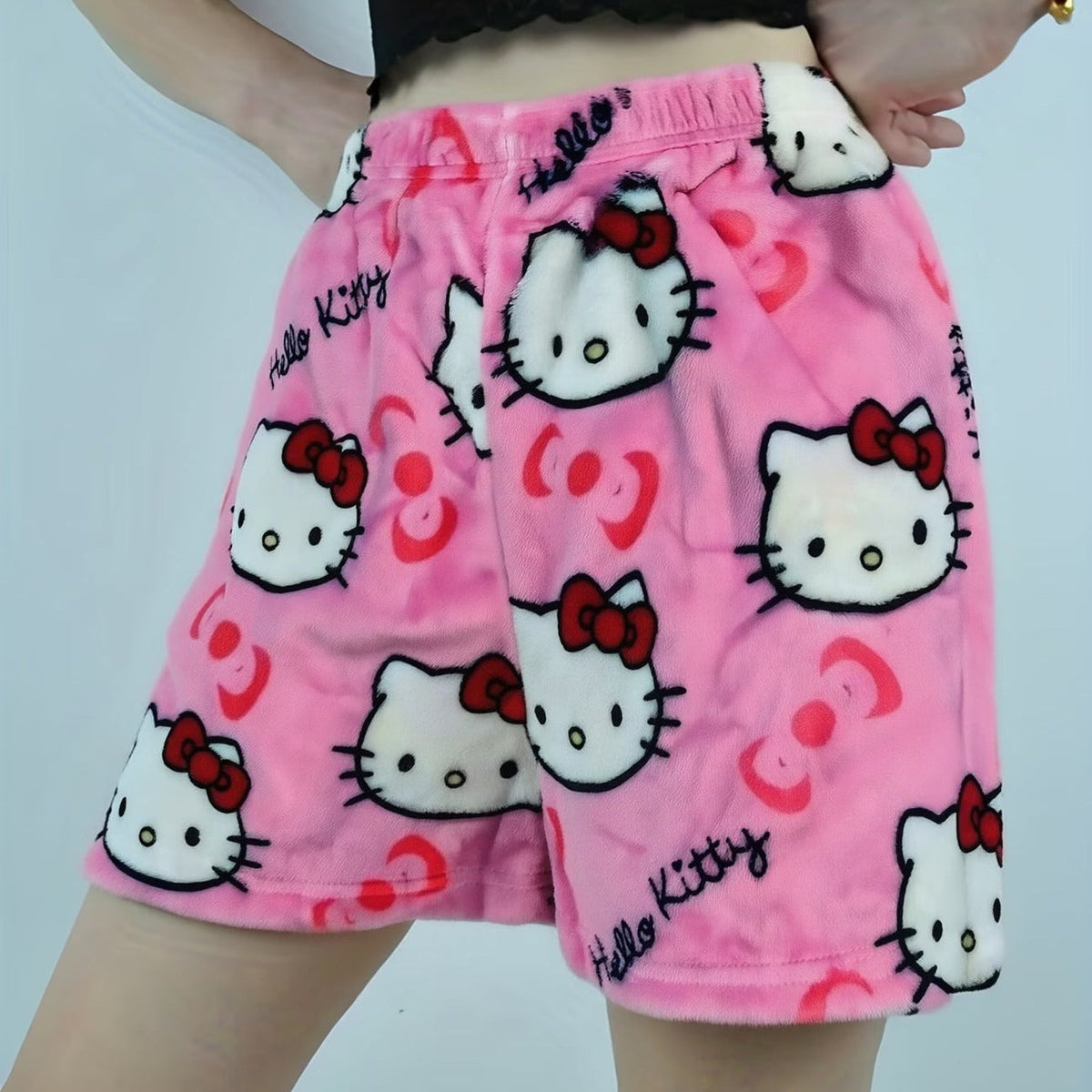 Hello Kitty Print Shorts