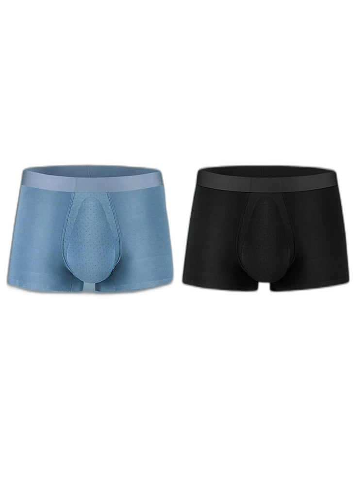 Men's Seamless Trunks with Organic Latex Support Cup