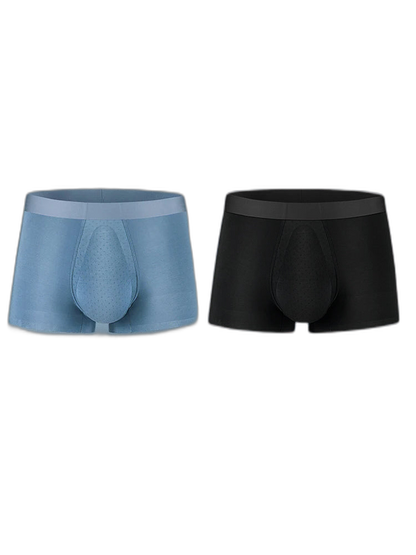 Men's Seamless Trunks with Organic Latex Support Cup
