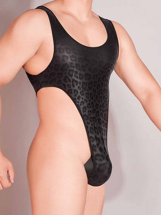 Men's Sexy High Fork Bodysuit