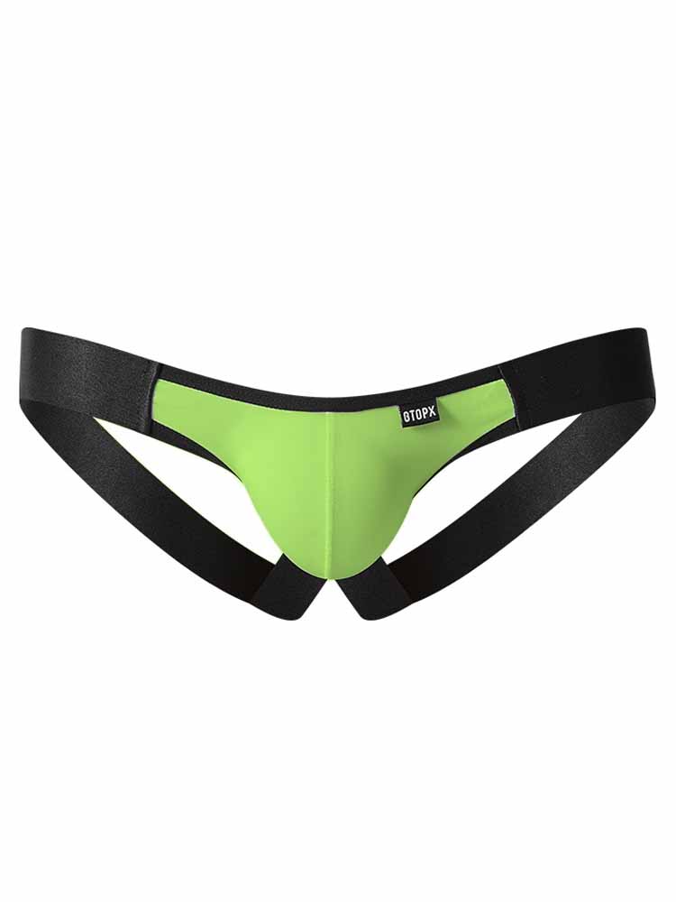 Men's Colorblocked Ice Silk Jockstrap
