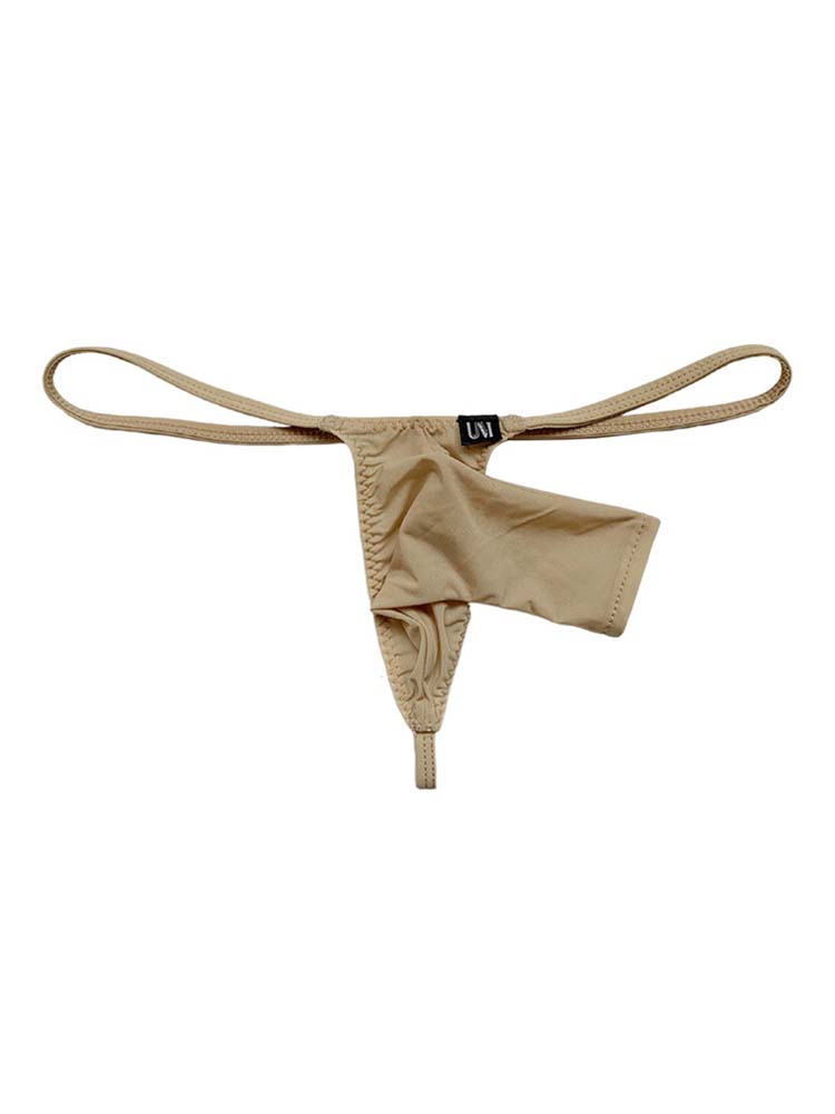 Men's Elephant Nose Opening Thin Strap Thong