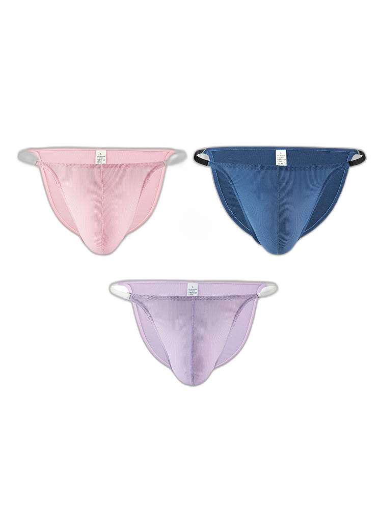 Men's Sexy Big Support Pouch Low-rise String Bikini