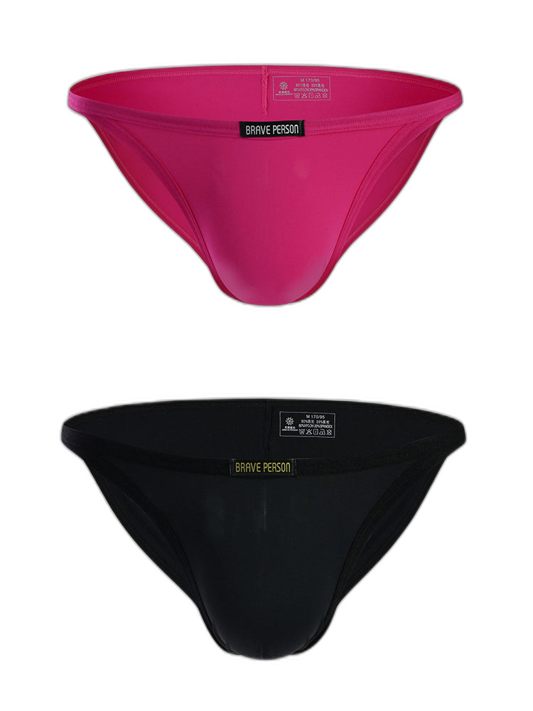2 Pack U Convex Soft Low Waist Bikini Underwear