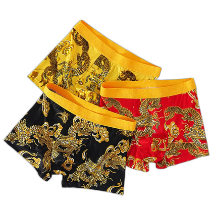 Dragon Daddy Bold Print Men’s Boxer Shorts (4 Pack)