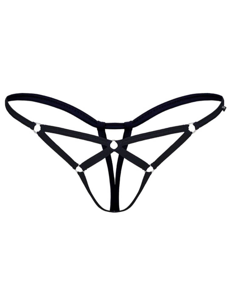 Men's Sexy No-Removal Thin Rope Hollow Thong
