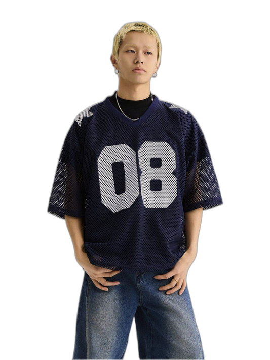Mesh Oversize Football Tee