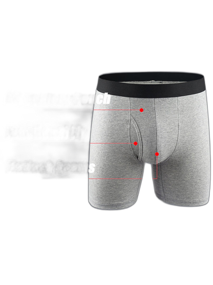 Multi-pack Men's Prevent Thighs Chafing Boxer Briefs