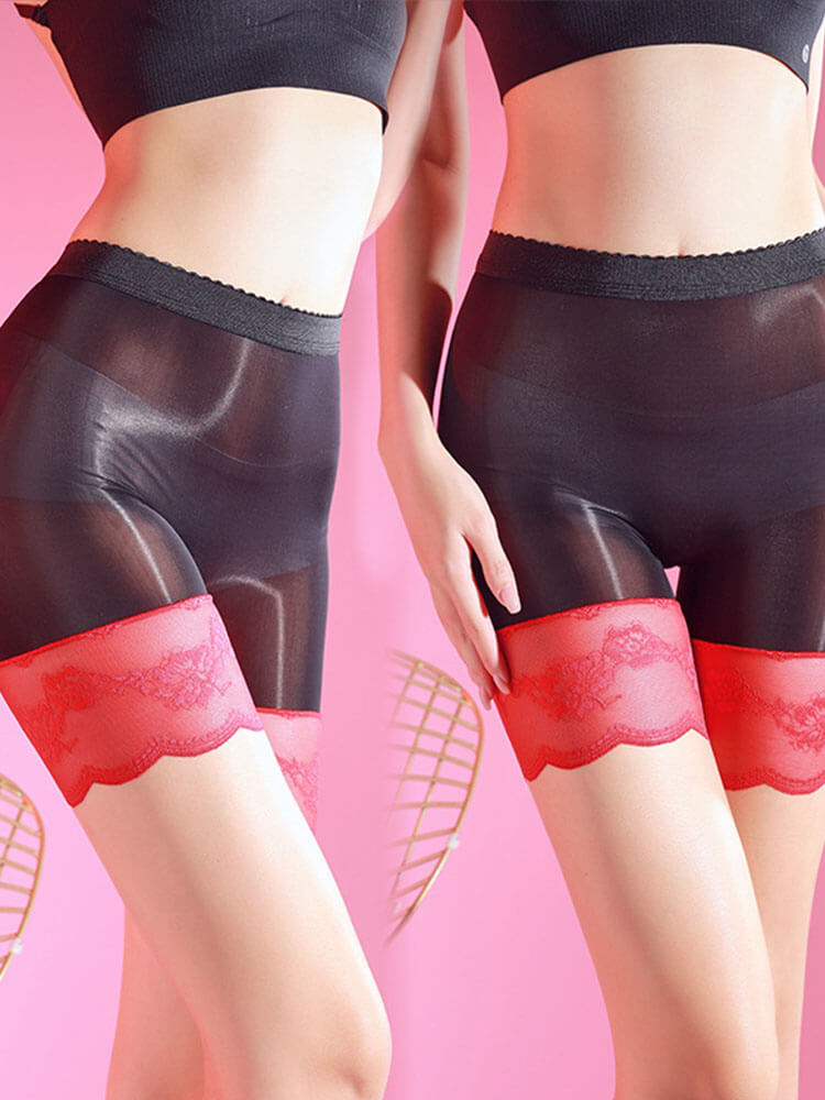 Sexy Glossy Ultra-Thin Seamless Boxer Briefs