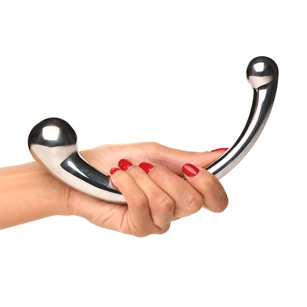 The Chrome Crescent Dildo