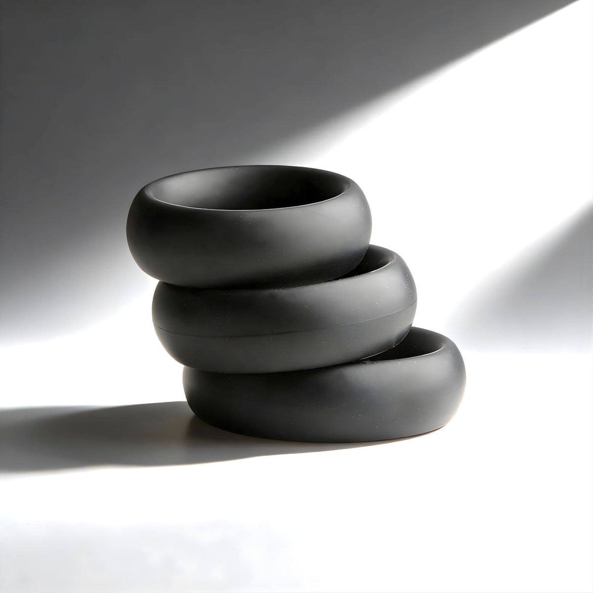 3pc Silicone Cock Ring Set