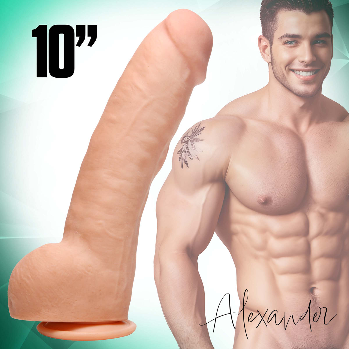 Annihilating Alexander 10 Inch Realistic Dildo
