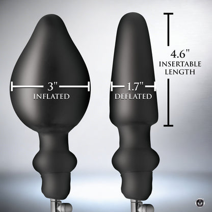 Expander Inflatable Anal Plug with Removable Pump