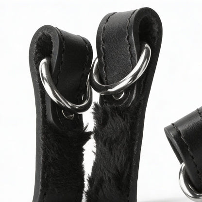 Suspension Set with Ring and Fur-Lined Cuffs