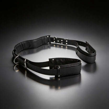 Spread Me Open Thigh Harness with Hollow Anal Plug