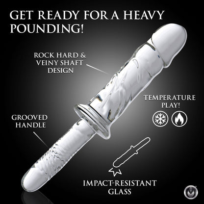 Brutus Glass Dildo Thruster