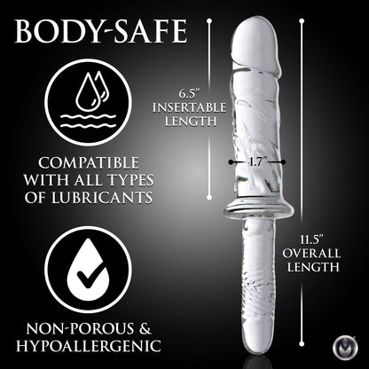 Brutus Glass Dildo Thruster