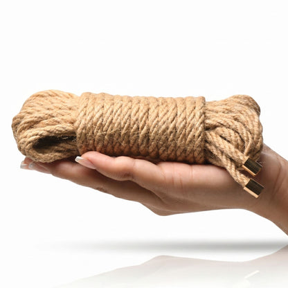 Tied Up Jute Bondage Rope