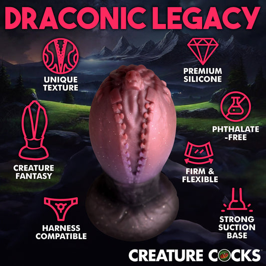 Large Dragon Hatch Silicone Egg with Free Lubricant