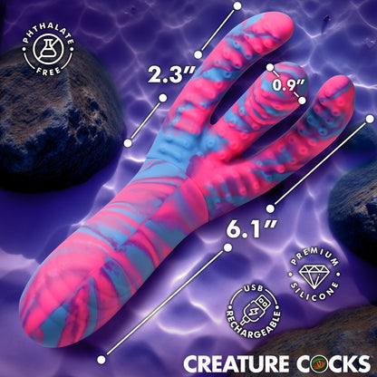 Tenta-Come Come-Hither Silicone Vibrator