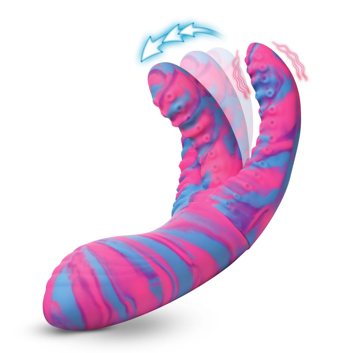 Tenta-Come Come-Hither Silicone Vibrator