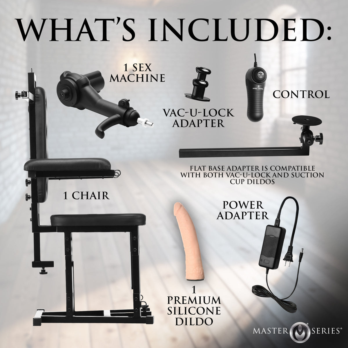 Bondage Enforcer Chair w/ Sex Machine