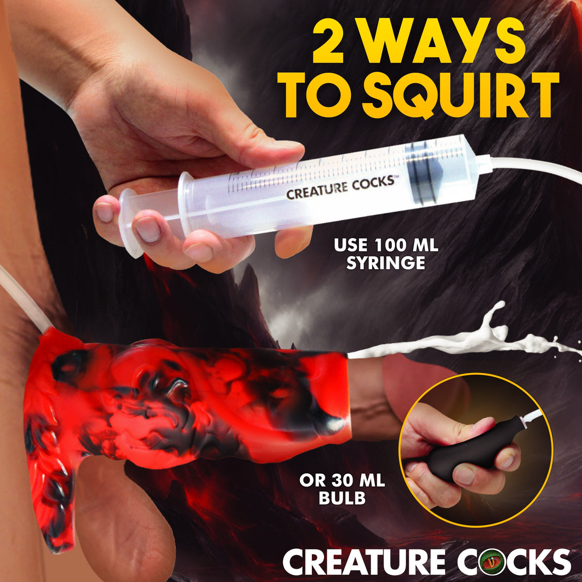 Squirting Silicone Penis Enhancer