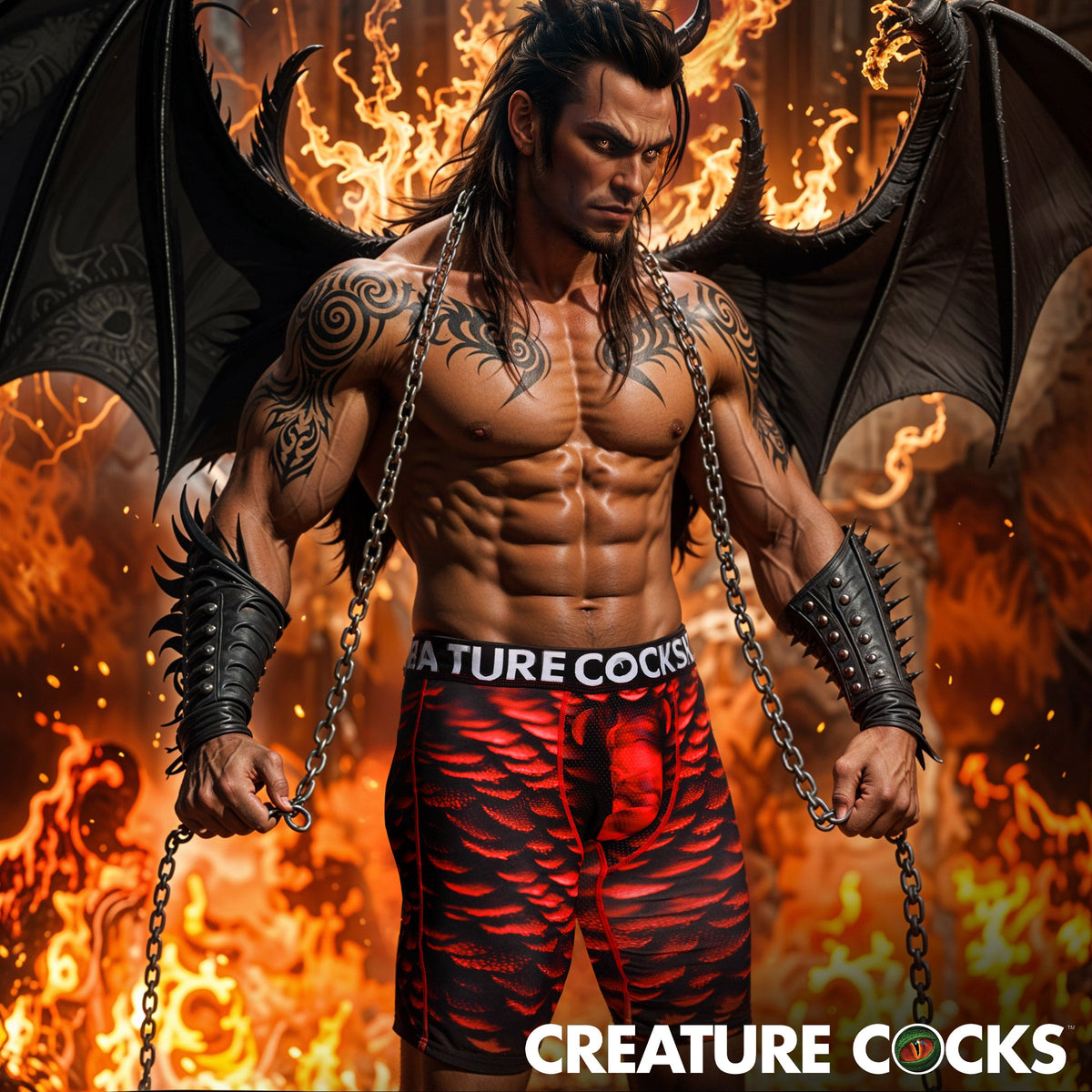 Creature Cocks Horny Devil Boxer Shorts