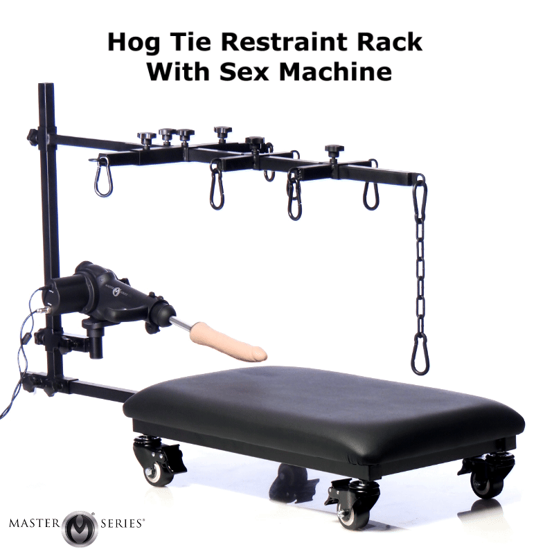 Hogtie Restraint Rack w/ Sex Machine