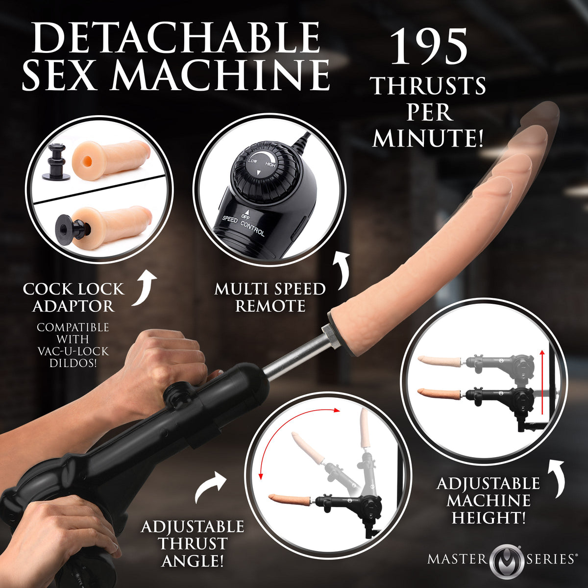 Hogtie Restraint Rack w/ Sex Machine