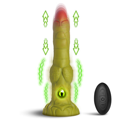 Eyegor Thrusting & Vibrating Silicone Dildo