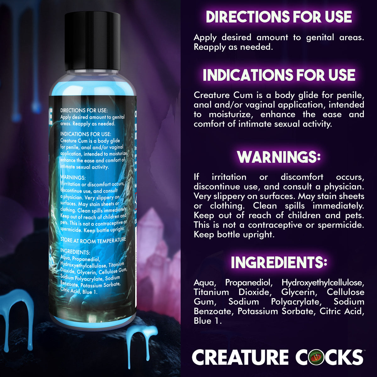 Creature Cum Blue Jizz Lubricant