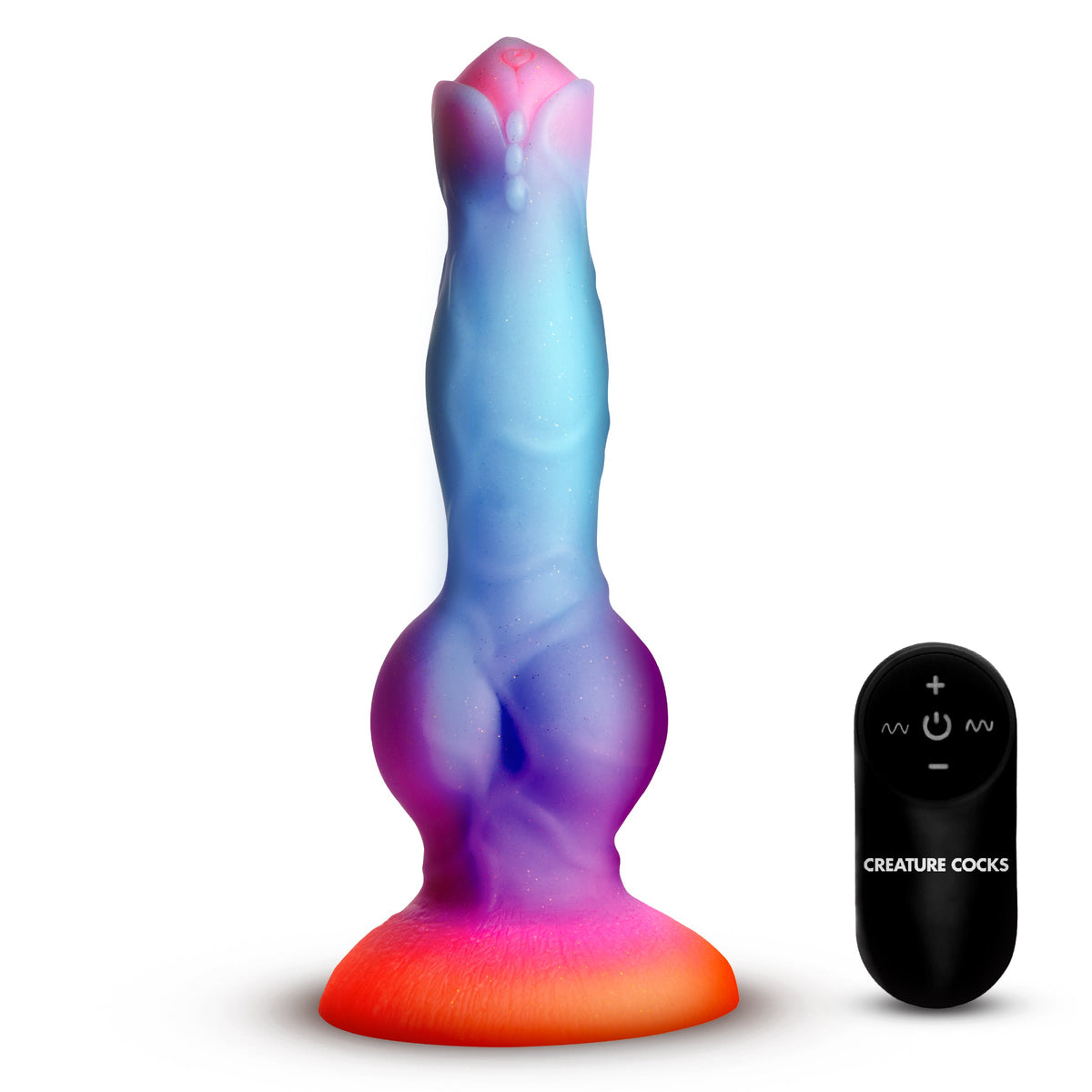 Astro Cock Vibrating Glow-in-the-Dark Silicone Dildo