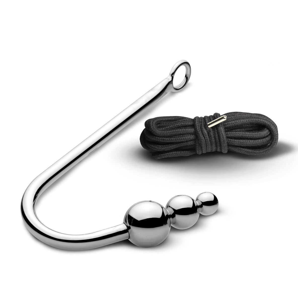 Beaded Anal Hook w/ Rope