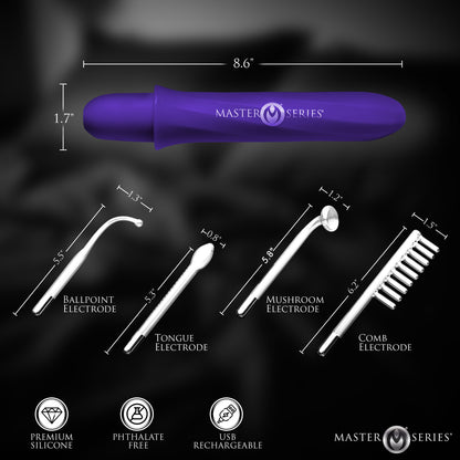 Elektrawand Rechargeable Violet Wand w/ Attachments