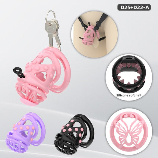 Butterfly Guardian Chastity Cage – Elegant Design, Comfortable Control & Customizable Wear