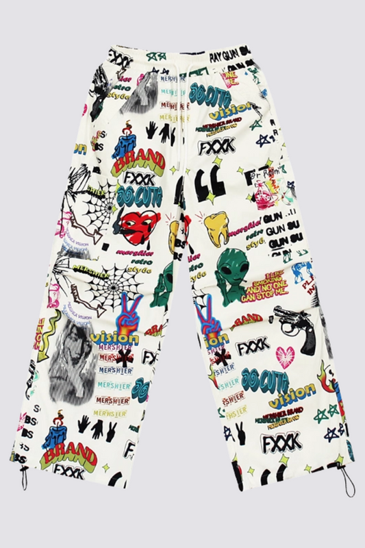 Active Flow Print Straight Pants