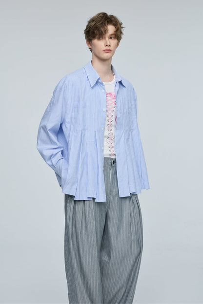 Aether Glow Long Sleeve Stripe Shirt