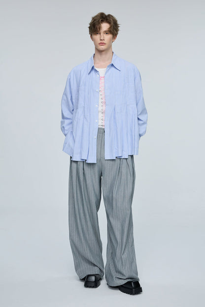 Aether Glow Long Sleeve Stripe Shirt