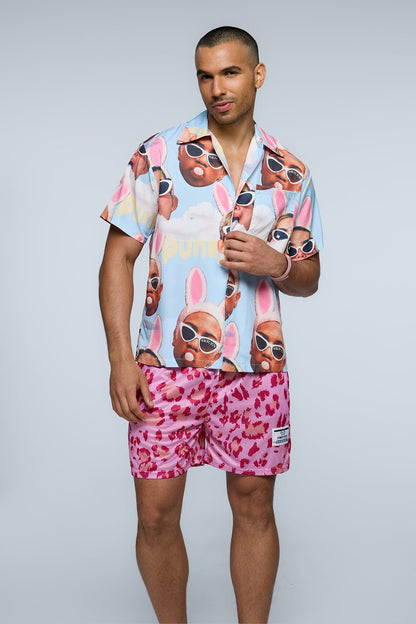 Aether Ink Print Short Sleeve Shirt