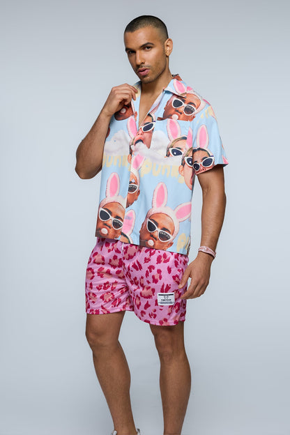 Aether Ink Print Short Sleeve Shirt