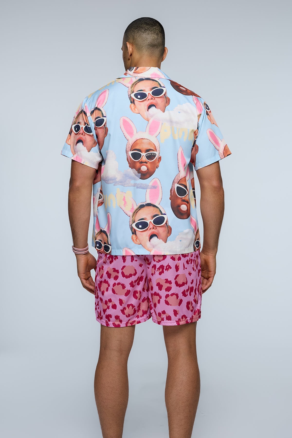 Aether Ink Print Short Sleeve Shirt