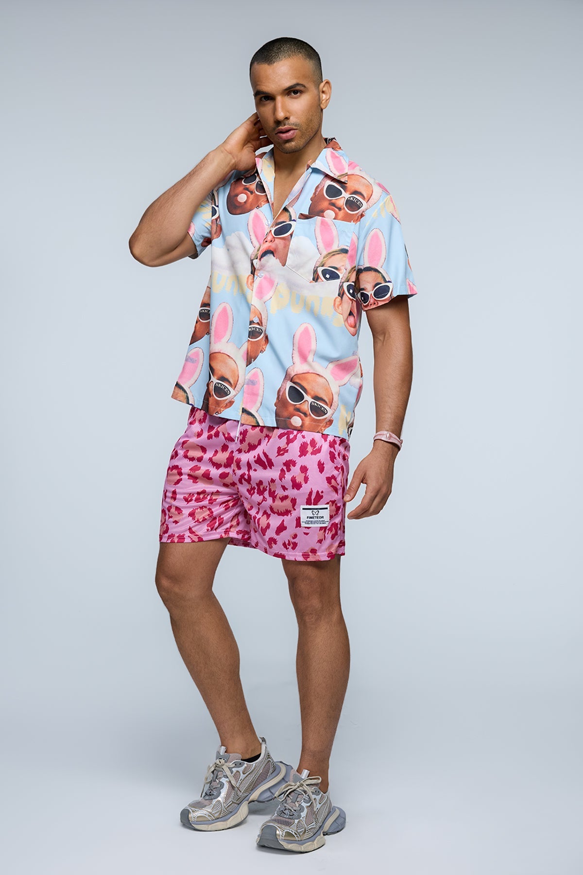 Aether Ink Print Short Sleeve Shirt