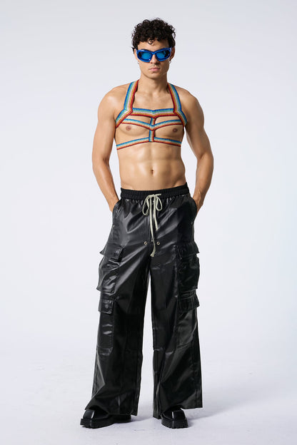 Allure Rainbow Cutout Chest Strap