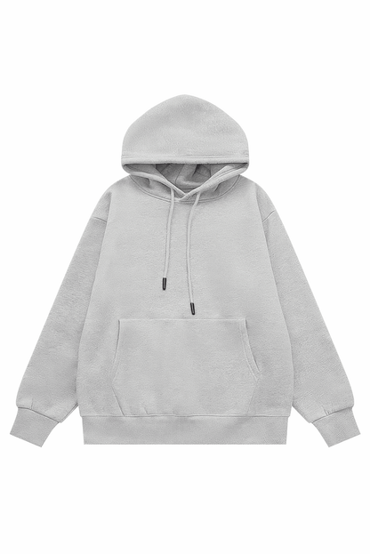 American Style Solid Color 350g Fleece Hoodie